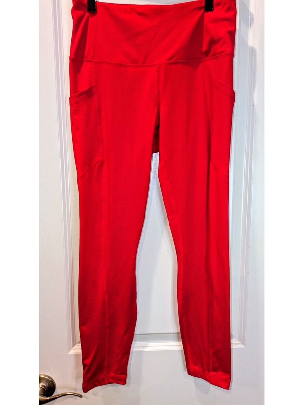 Velocity Bright Red High Rise Pocket Leggings ❤️